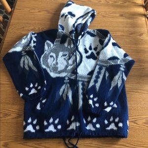 Wolf print jacket